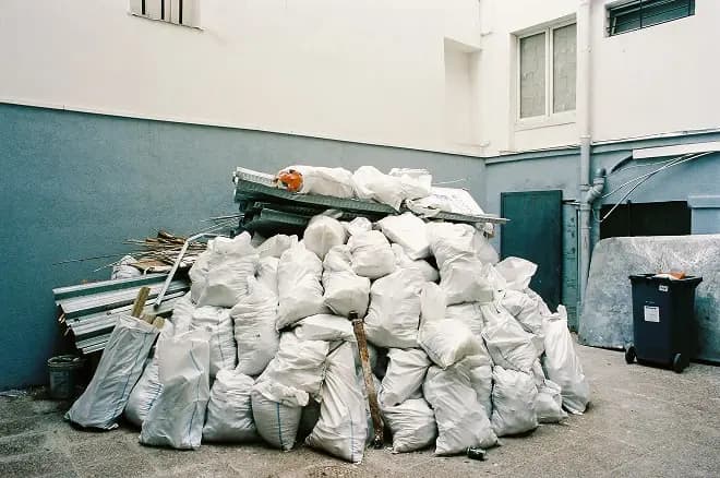 Construction rubble removal